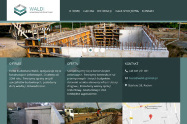 Waldi Zakład Ogólnobudowlany - Konstrukcje Żelbetowe Radom