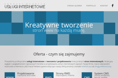 Andrzej Woźnica Usługi Internetowe - Projektowanie Stron www Pruszków