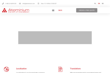 Atominium - Tłumacz Języka Angielskiego Krak&oacute;w