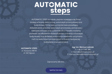 Automatic Steps Mariusz Leśniak - Inteligentne Budynki Bytom