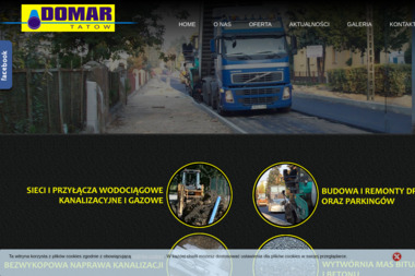 DOMAR - Usługi wod-kan, przyłącza, naprawy bezwykopowe, przewierty