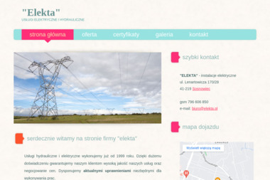""ELEKTA"" - instalacje elektryczne - Pomiary Elektryczne Sosnowiec