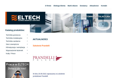 KONTAKT  ELTECH Technika Grzewcza i Sanitarna - Grupa SBS - Pompy Ciepła Częstochowa