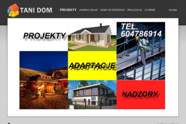TANI DOM Pracownia Projektowa - Adaptacja Projektu Domu Żnin