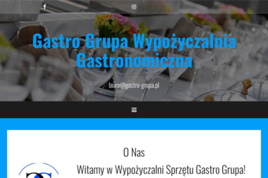 Gastro Grupa - Wypożyczalnia Namiotów Warszawa