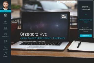 Grzegorz Kyc Junior Front-End Developer - Tworzenie Stron WWW Straszydle