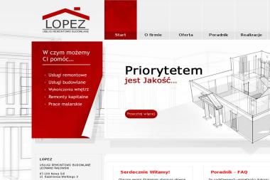 USŁUGI REMONTOWO – BUDOWLANE „LOPEZ” - Gładzie Nowa Sól
