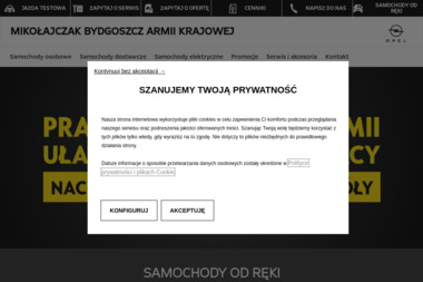 Opel Mikołajczak - Sprzedawcy samochodów dostawczych Bydgoszcz