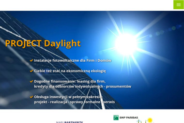 PROJECT Daylight - Panele Słoneczne Ł&oacute;dź