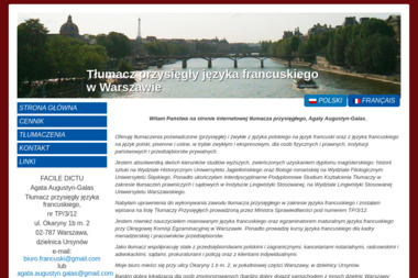 Agata Augustyn-Galas  Tłumacz przysięgły - Biuro Tłumaczeń Warszawa