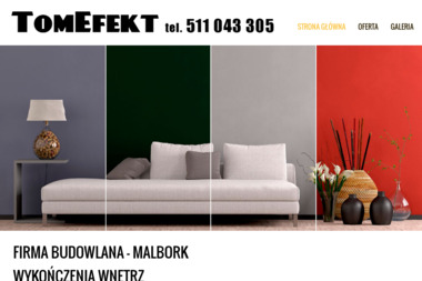 Usługi Remontowo-Budowlane Tomefekt - Malowanie Lokali Firmowych Malbork