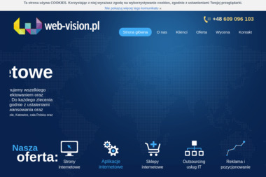 WEB-VISION.PL - Usługi Informatyczne Mariusz Wrenczycki - Promocja Firmy w Internecie Lubliniec