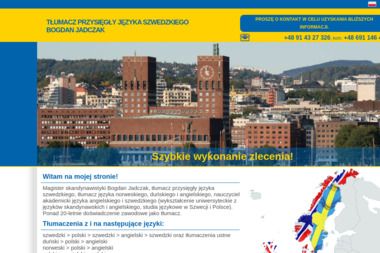 Tłumacz Przysięgły Języka Szwedzkiego Bogdan Jadczak - Biuro Tłumaczeń Szczecin