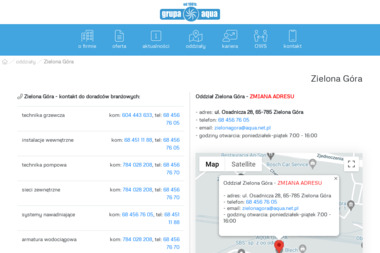 ""AQUA - GRUPA SBS"" sp z o.o. - Systemy Grzewcze Zielona Góra