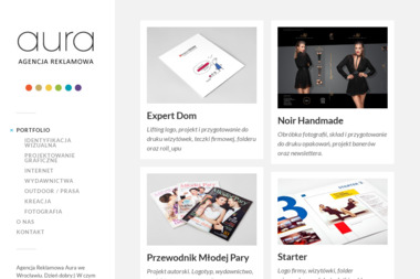 Agencja Reklamowa AURA - Identyfikacja Wizualna Wrocław