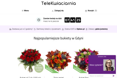Telekwiaciarnia Gdynia - florystyczna poczta, kwiatowa dostawa - Firma Ogrodnicza Gdynia