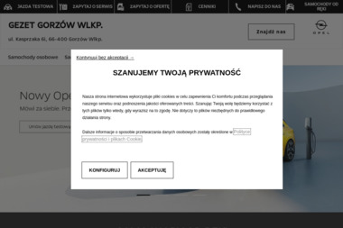 OPEL GEZET - Sprzedawcy samochodów dostawczych Gorzów Wielkopolski