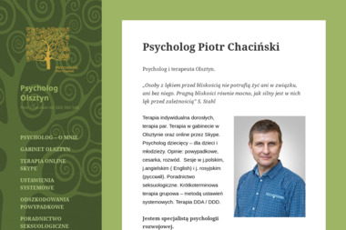 Gabinet Psychologiczny Piotr Chaciński - Pomoc Psychologiczna Olsztyn