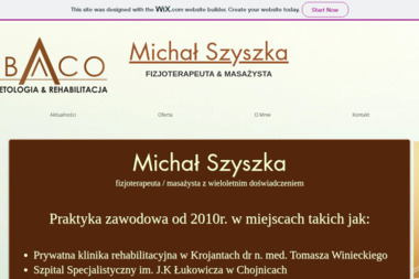 Michał Szyszka Dyplomowany Masażysta - Masaż Dla Kobiet w Ciąży Krojanty