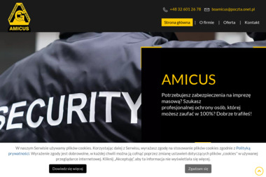 Biuro Ochrony Os&oacute;b i Mienia "Amicus" - Ochrona Katowice