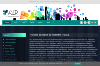 AP Studio Reklamy - Identyfikacja Wizualna Firmy Poznań