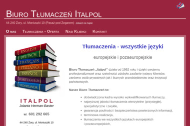Biuro Tłumaczeń Italpol - Tłumacze Żory