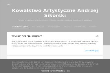 Kowalstwo Artystyczne Andrzej Sikorski - Bramy Wjazdowe Kute Złotoryja