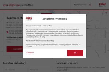 Przedstawiciel Ubezpieczeniowy Kazimierz Mróz - Ubezpieczenia Ciechanów