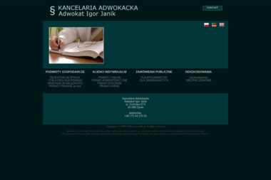 Kacelaria Adwokacka Adwokat Igor Janik - Ściąganie Należności Opole