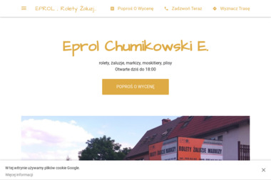 Eprol Chumikowski E. - Żaluzje Wewnętrzne Aluminiowe Lubin