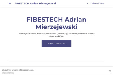 Fibestech Adrian Mierzejewski - Kamery Do Monitoringu Nidzica