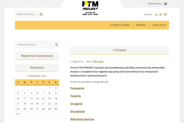 FTM PROJEKT Adrian Buchenfeld - Wycinanie cnc Konopiska