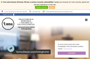 Luna - Pracownia Zdrowia i Rozwoju Psychicznego - Gabinet Psychologiczny Jarocin