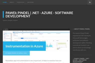 Paweł Pindel NETSharp Development - Programista Zembrzyce
