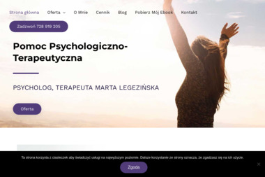 PSYCHOLOG, TERAPEUTA MARTA LEGEZIŃSKA - Pomoc Psychologiczna Sieradz