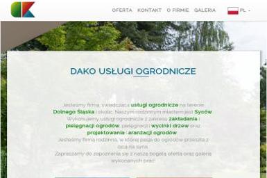 DAKO - Projektowanie ogrodów Syców