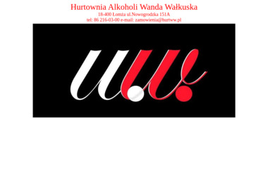 Hurtownia Alkoholi Wanda Wałkuska - Hurtownia Alkoholi Łomża
