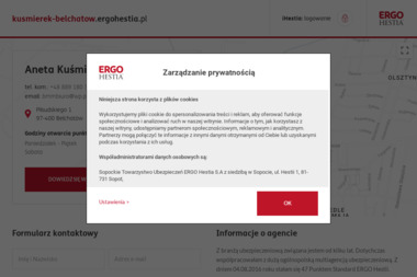 Agencja Ubezpieczeń ERGO Hestia Aneta Kuśmierek - Ubezpieczenia Bełchat&oacute;w