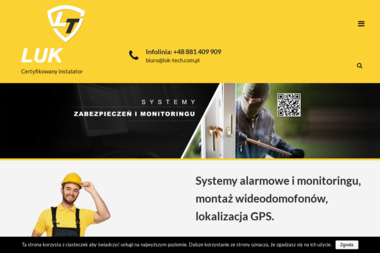 LukTech Łukasz Wojtowicz - Systemy Zabezpieczeń i Monitoringu - Składy i hurtownie budowlane Brzozów
