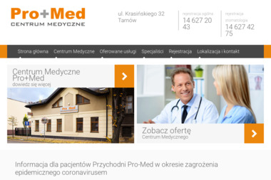 Pro+Med Centrum Medyczne - Gabinet Ginekologiczny Tarnów