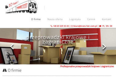 Trans-Fair Sp. z o.o. - Przeprowadzki międzynarodowe Klonówiec
