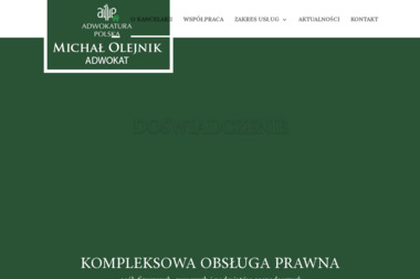 Adwokatura Polska - Michał Olejnik Adwokat - Obsługa prawna firm Brzeg