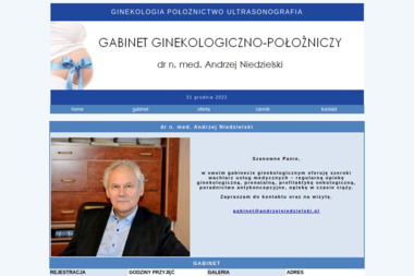 Ginekolog dr n. med. Andrzej Niedzielski - Badania Ginekologiczne Szczecin