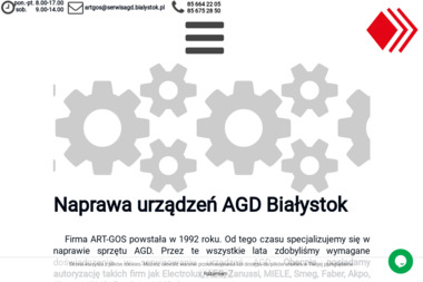 Art-Gos Serwis - Naprawa Piekarników Elektrycznych Białystok