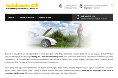 Autolaweta 24h - Holowanie, Autopomoc, Warsztat - Mechanik Zgorzelec