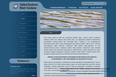 Zakład Badania Wód i Ścieków - Gabinety lekarskie i kosmetyczne Szczecin