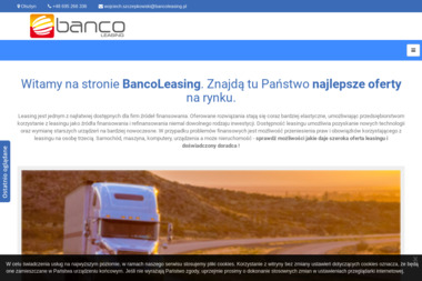 Banco Leasing - Oferta Leasingu Olsztyn