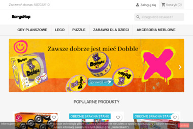 BoryShop.pl - sklep z grami planszowymi i zabawkami