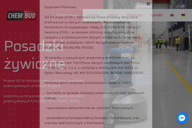 Chembud Sp. Z.O.O - Wylewki Mixokretem Warszawa
