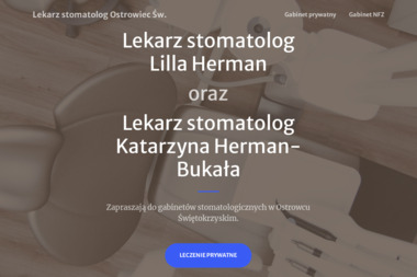 Gabinet stomatologiczny - Lilla Herman & Katarzyna Herman-Bukała - Usługi Stomatologiczne Ostrowiec Świętokrzyski